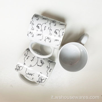 Vendita calda Regali pubblicitari Tazza da caffè in ceramica